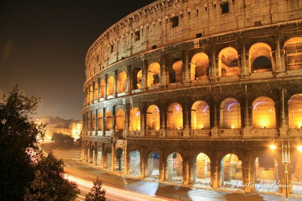 colosseo di notte